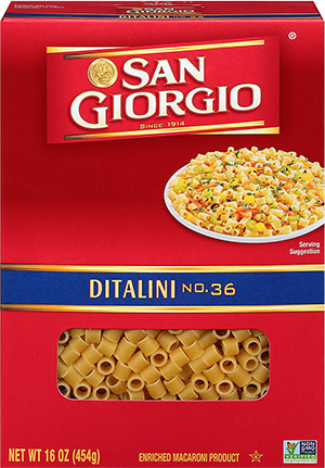 box of ditalini