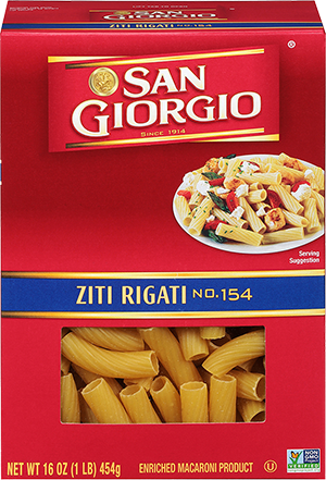 box of ziti rigati